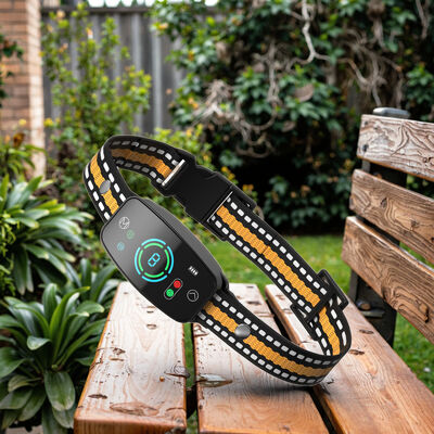 buy Automatic Activated Anti Bark Training Collar for Dogs Rechargeable Electric Shock Control Waterproof IPX7 20+ Hours Battery online manufacture