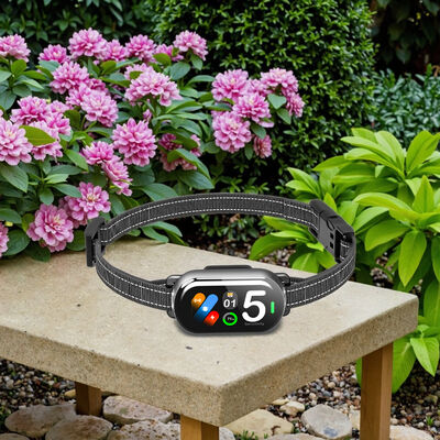 buy For AZN New Rechargeable Plastic Intelligent Color Screen Automatic Dog Training Collar Multifunctional Waterproof Anti-Barking online manufacture