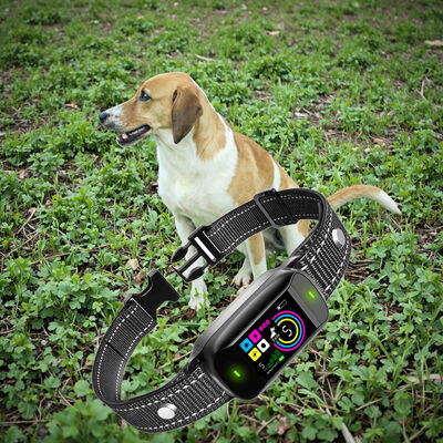 buy New Arrival Long Range Automatic Anti Barking IPX7 Waterproof Outdoor Rechargeable Plastic Dog Training Collar >20 Hours Battery online manufacture