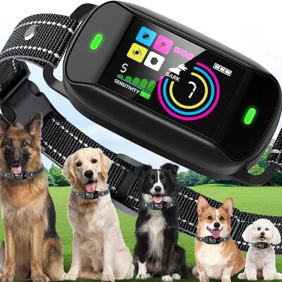 buy New Arrival Rechargeable Waterproof IP67 Dog Training Collar Smart Ultrasonic Anti-Barking Control Device Eco-Friendly Safe Made online manufacture