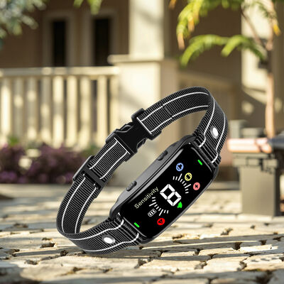 buy Rechargeable IP67 Waterproof Eco-friendly Custom Anti Bark Collar 8 Adjustable Sensitivity Smart Dog Training Device 4 Modes 20+ online manufacture