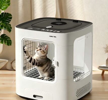 Buy Safe Automatic Plastic Pet Drying Box with Transparent Door Temperature Control Ventilated Design Quiet Operation & Easy Clean online manufacture