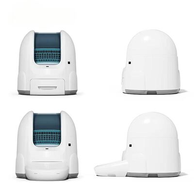Buy Automatic Intelligent Cat Litter Basin Oversized Anti-Splash Plastic Toilet Easy Clean Feature Closed Cat Litter Boxes Accessory online manufacture