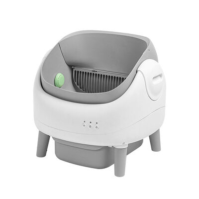Buy Enclosed Plastic Cat Litter Box Anti-splatter with Sieve Deodorant Ball Eco-Friendly Large Capacity Easy Clean for Cats Home Use online manufacture