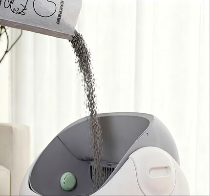 Buy Easy to Clean Plastic Cat Litter Box Enclosed Anti-splatter with Sieve Deodorant Ball Large Capacity Eco-Friendly for Cats online manufacture