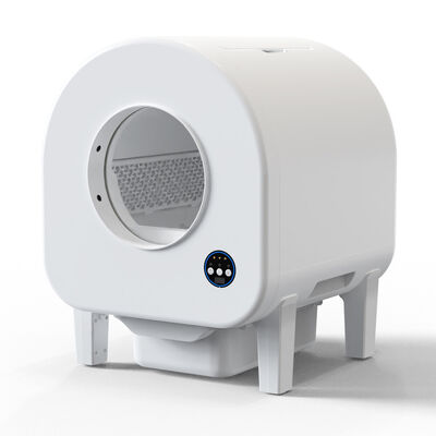 Buy Smart Plastic Cat Litter Box Enclosed Automatic Cleaning Eco-Friendly Remote Control Odor Control online manufacture