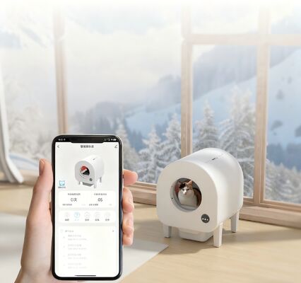 Buy Odor Control Plastic Cat Litter Box Smart Enclosed Self-Cleaning Eco-Friendly Large Capacity Easy to Clean online manufacture