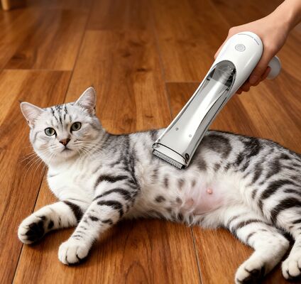 Buy For Dogs and Cats Pet Hair Removal Mitts & Rollers Quiet Rechargeable Wireless Stainless Steel Portable Safe Blade Easy to Clean online manufacture