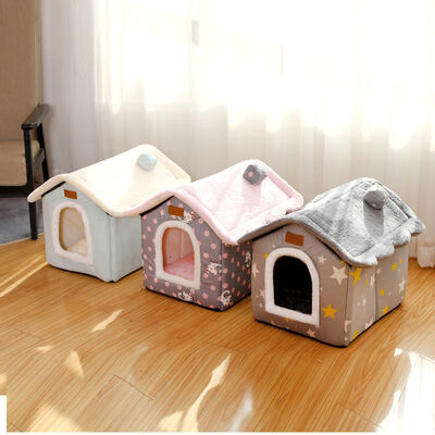 Buy Pet House Wool Star Pattern Soft Warm Cozy Indoor Removable and Washable Hand Wash Only Small Animal online manufacture