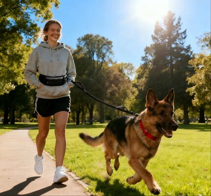 Buy Smart Dog Leash & Pet Supplies Combo with Adjustable Collar 100% Nylon Material Letter Pattern online manufacture