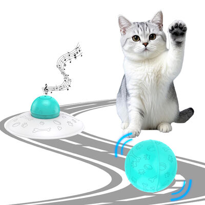 Buy Interactive 3-in-1 Cat Dog Toy Durable Rechargeable Automatic Rolling Ball Eco-Friendly Plastic Lovely Stick Feather Wand online manufacture