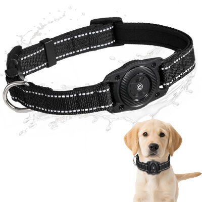 Buy GPS Dog Collar with Real Time Tracking Waterproof Reflective Soft Padded Durable Plastic D Ring Fashion Rechargeable online manufacture