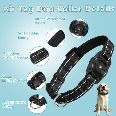 Buy Long Range GPS Dog Collar Real Time Tracking Waterproof Reflective Soft Padded for Large Dogs online manufacture