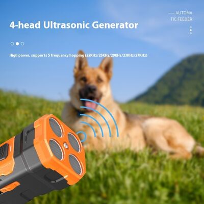 Buy 4 Ultrasonic Wave Heads High-Power Dog Training Belt Flashing Light Waterproof IP67 Rechargeable Battery 20+ Hours Bark Control online manufacture