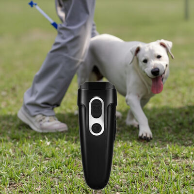 buy Outdoor IP67 Waterproof Plastic Ultrasonic Dog Bark Deterrent Rechargeable Handheld Anti-Barking Device 4 Modes LED Flashing online manufacture