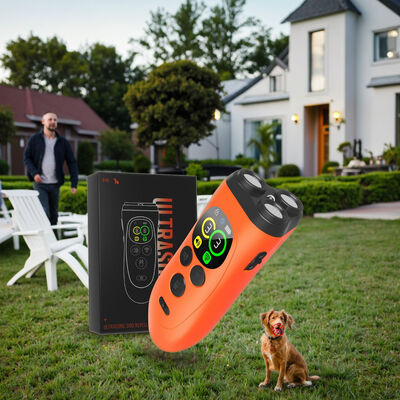 Buy New Arrival USB Rechargeable Handheld Dog Barking Deterrent Custom Color Ultrasonic Training Device IP67 Waterproof Eco-friendly online manufacture