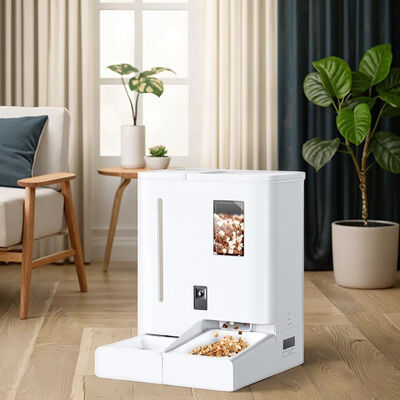 Buy 2-in-1 Smart Automatic Pet Feeder Eco-Friendly 4-5L Battery-Powered Waterproof IPX5 Water & Food Bowl Plastic for Dogs & Cats online manufacture