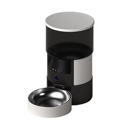 Buy Intelligent Timing 720P Camera Automatic Feeder Eco-Friendly Solid Plastic Bowl Quantitative Cat/Dog Food Machine Power Charge online manufacture