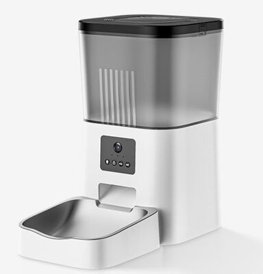 Buy APP/Video Eco-Friendly Intelligent Pet Feeding Machine 4L Capacity Automatic Square IPX5 Waterproof Time Setting Cat/Dog Bowl online manufacture