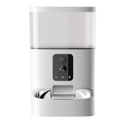 Buy Intelligent Dual Camera AI Feeder for Cat and Dog Solid Pattern Automatic Food Chaser with Eco-Friendly Battery Charging Source online manufacture