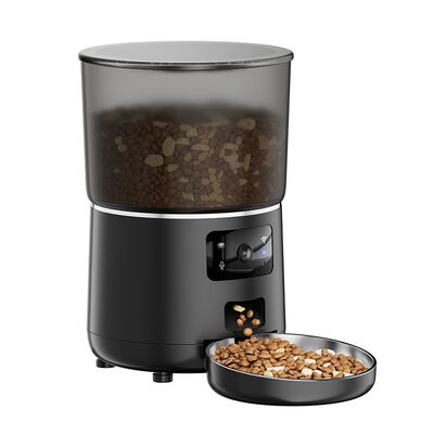 Buy Modern Intelligent 4L Large Capacity Plastic Pet Feeder Charge New WIFI Remote HD Video Voice Monitoring for Cats Dogs online manufacture