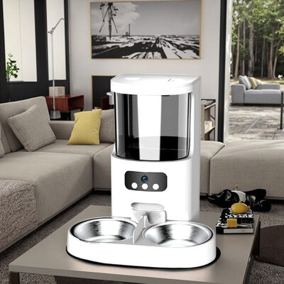 Buy Automatic Smart Eco-Friendly Modern Pet Feeder with Camera WiFi App Control Timed Feeding for Dogs/Cats 4L Capacity Charge online manufacture