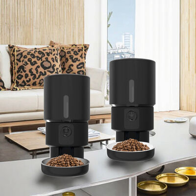 Buy Intelligent Eco-Friendly Stainless Steel Plastic Pet Feeder Automatic Cat Dog Food Dispenser Timed Remote Voice Video Charge online manufacture