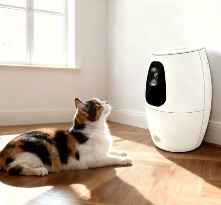 Buy Smart Chargeable Remote Control Eco-Friendly Plastic Pet Feeder Automatic Timed for Dogs Premium Dog Food Dispenser Veterinary online manufacture