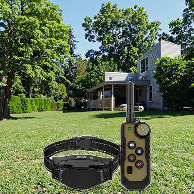 Buy Intelligent Rechargeable Eco-friendly Nylon Plastic Waterproof IP67 Remote Control Dog Trainer Electric Shock Collar Barking online manufacture