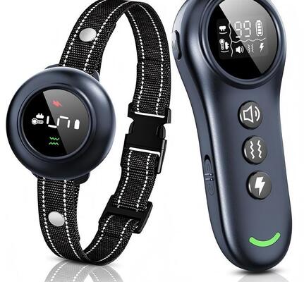 buy Smart Dog Training Collar 2 in 1 Anti-Bark Remote Control IP67 Waterproof Rechargeable online manufacture